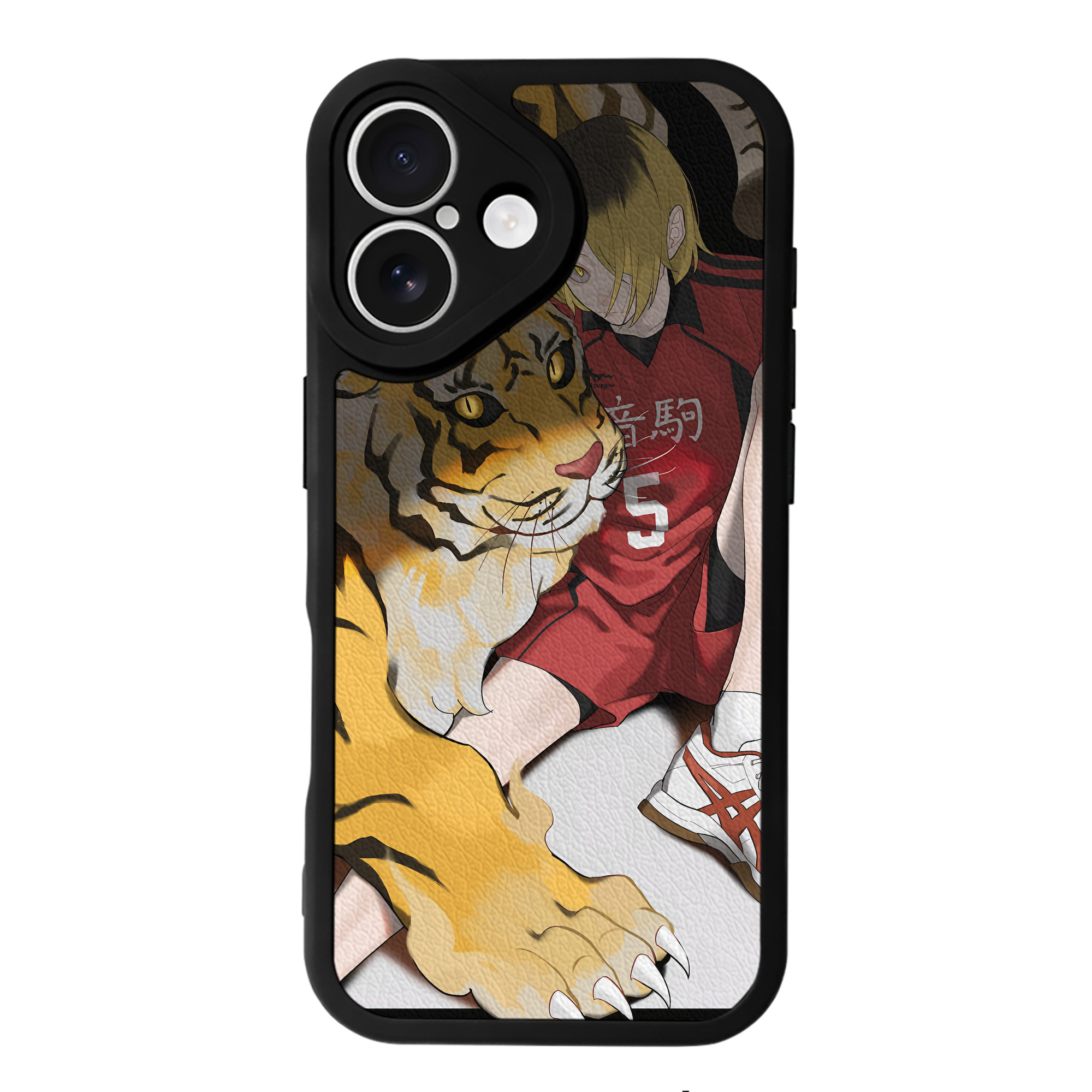 （画像用） ハイキュー!! Haikyu!! 【iPhone 16シリーズ対応】シリコンスマホケース（レザー調） 材質：シリコン